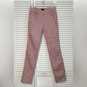 Escada J575 Slim Stretch Pants Jeans Straight Leg Light Wild Rose Size 36 US 6